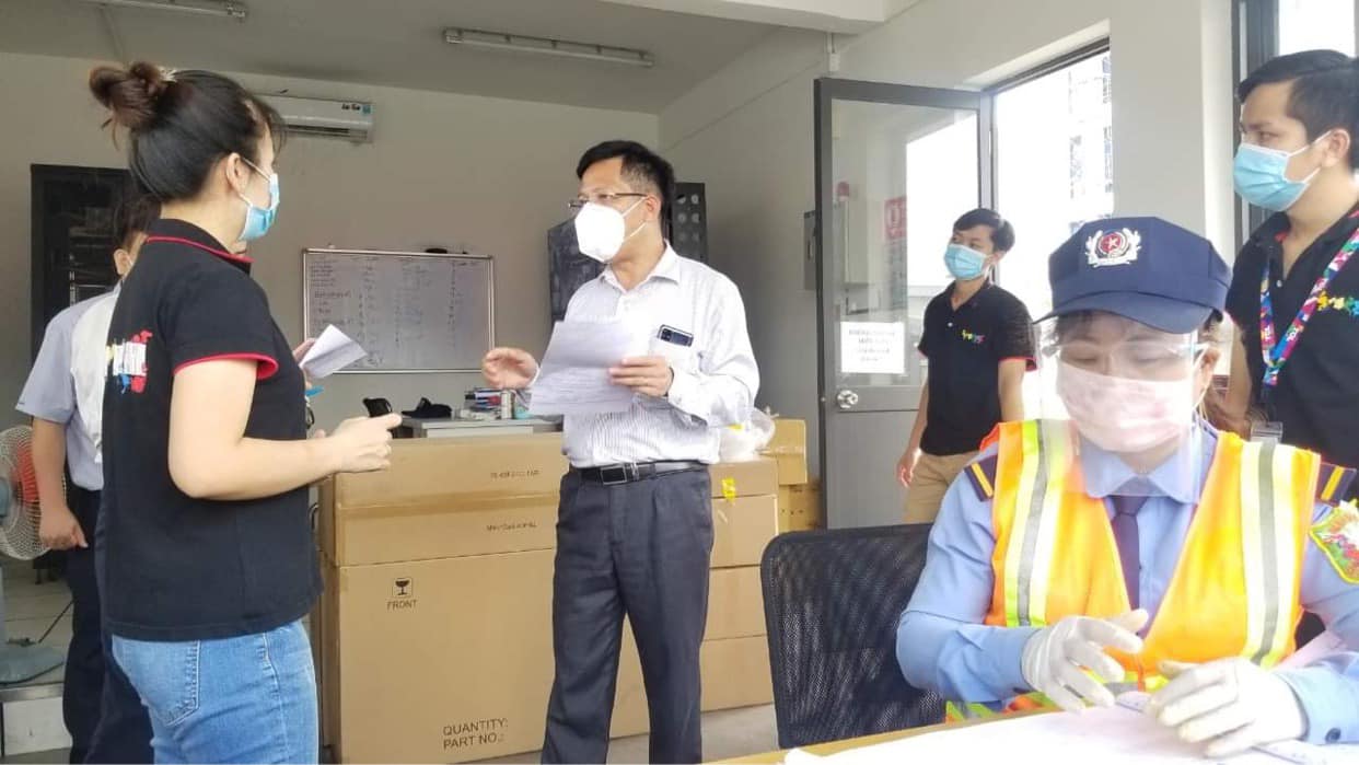 Bình Dương: Siết chặt phòng dịch trong các khu công nghiệp