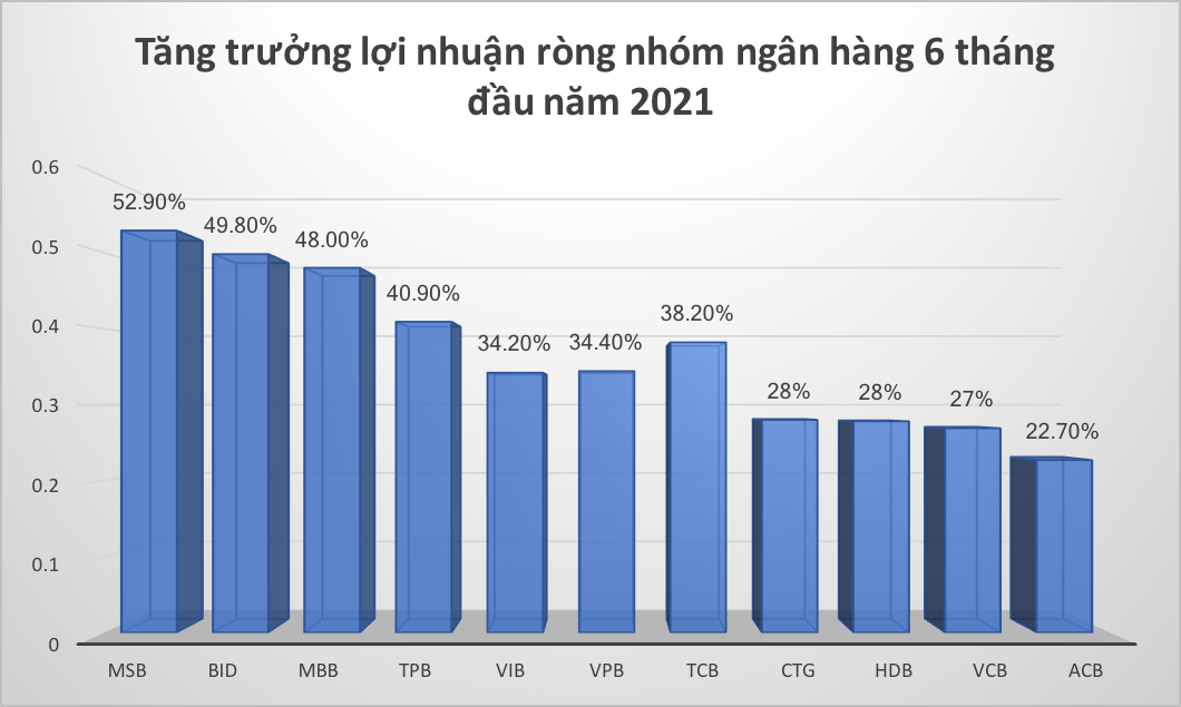 Tăng trưởng lợi nhuận ròng của nhóm Pg88 com chính chủ 6 tháng đầu năm 2021.