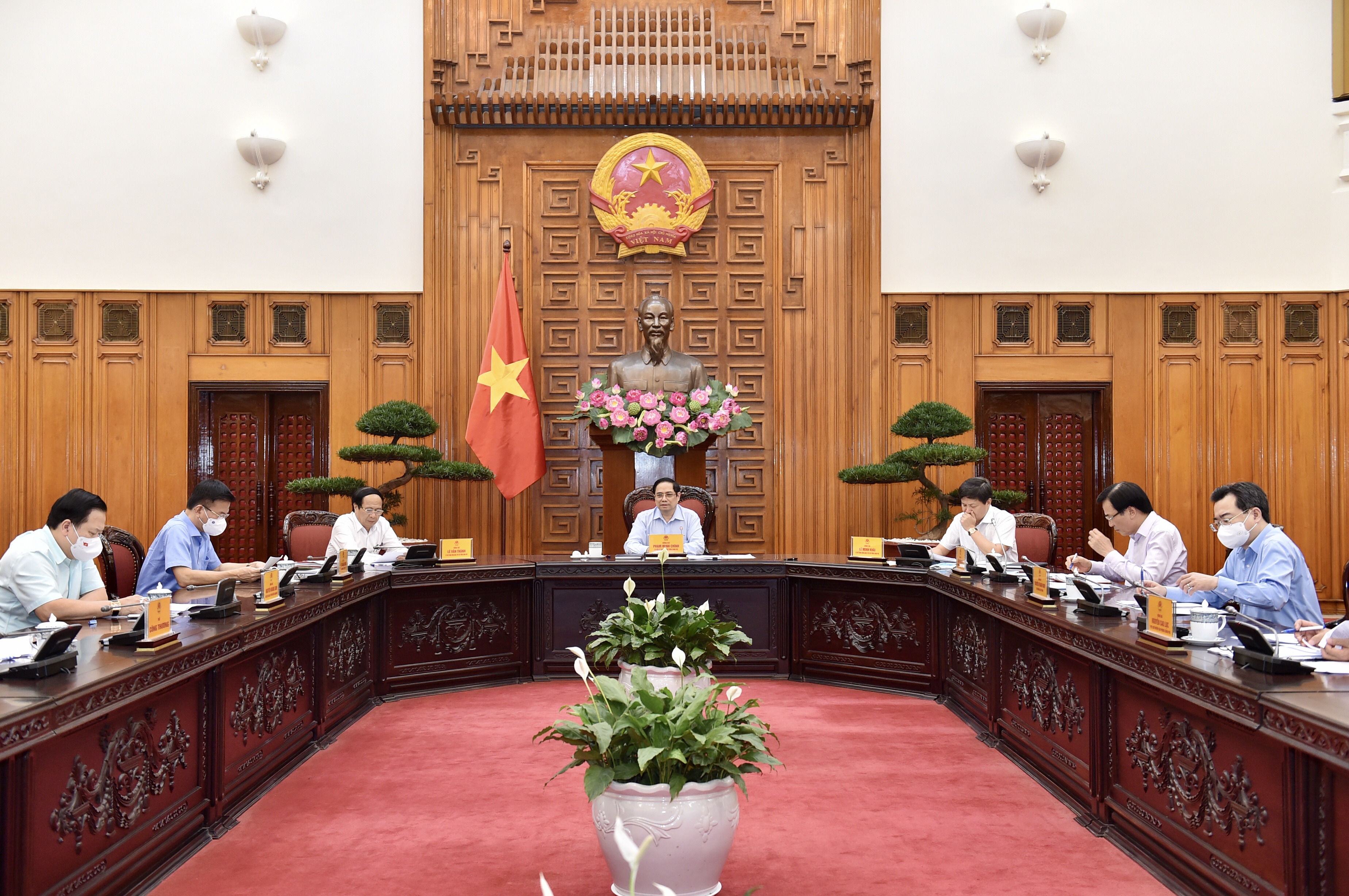 To&agrave;n cảnh buổi l&agrave;m việc - Ảnh: VGP
