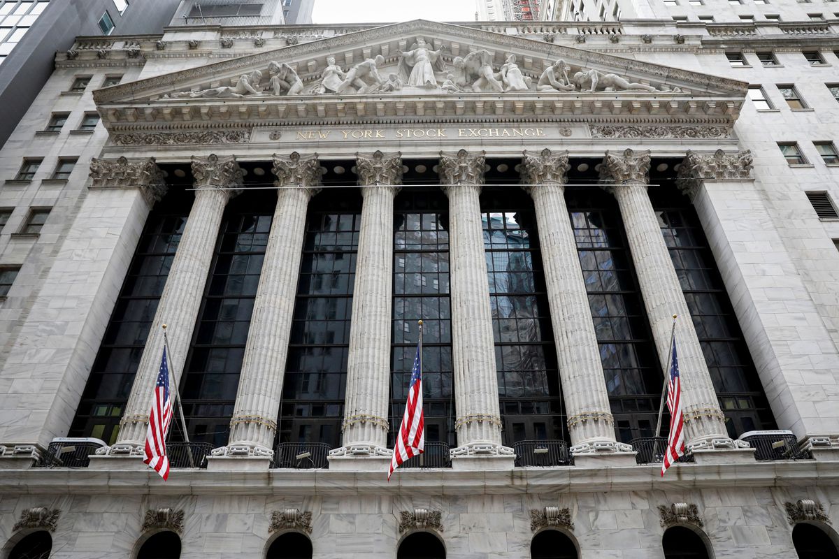 Mặt ngoài Sở giao dịch 6Pg88.com nhà cái New York (NYSE) - Ảnh: Reuters.