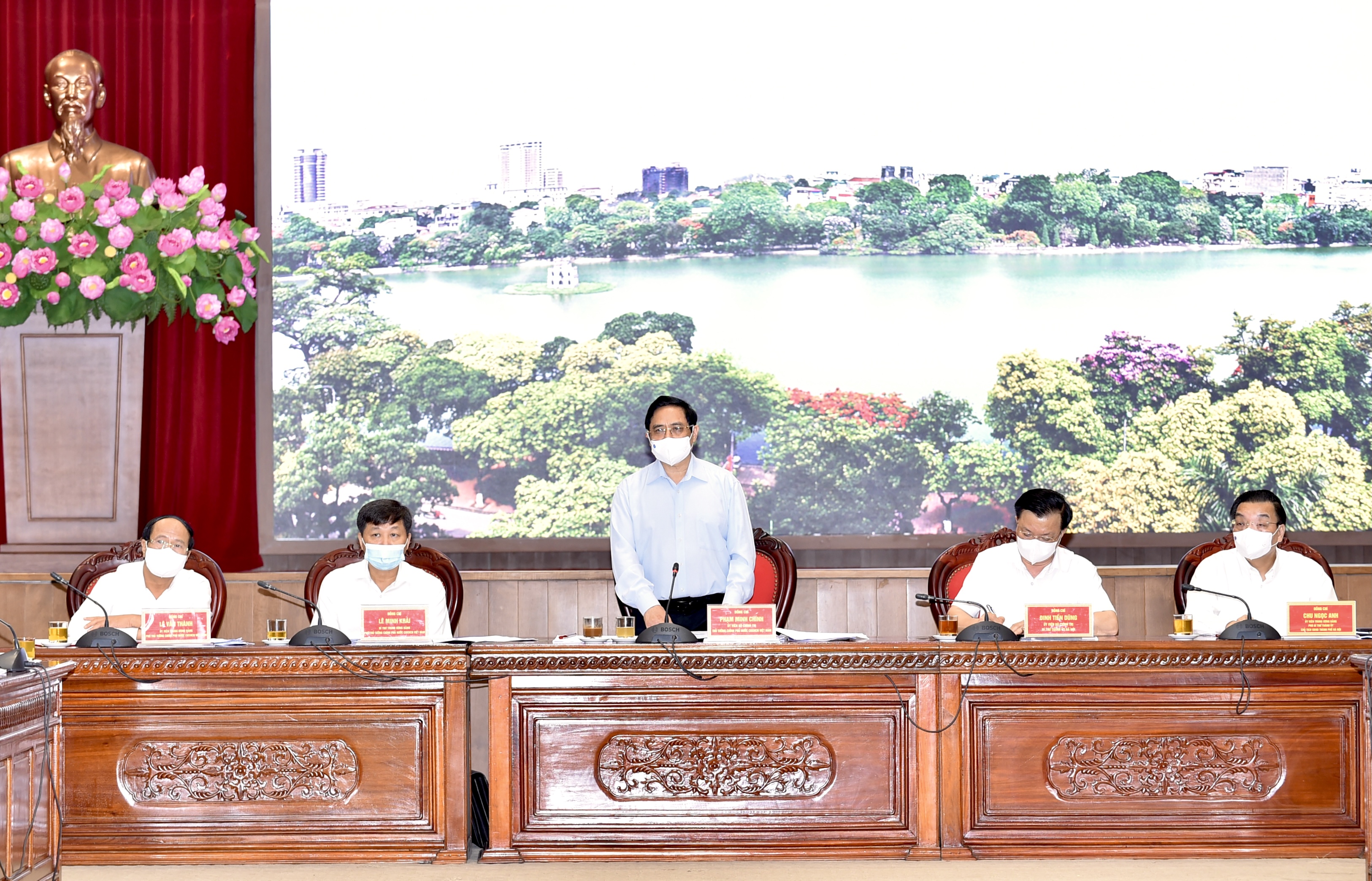 To&agrave;n cảnh buổi l&agrave;m việc - Ảnh: VGP