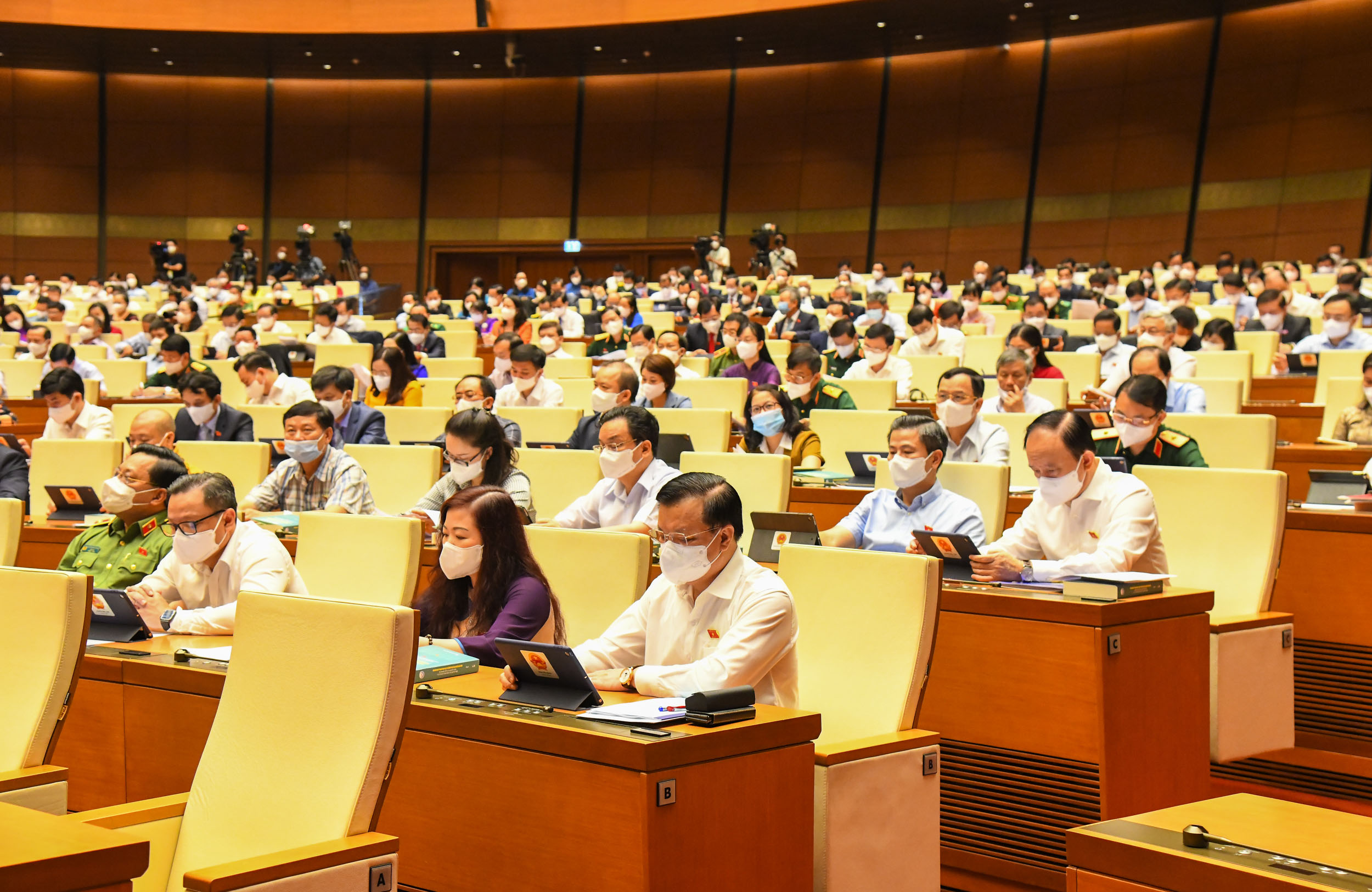 C&aacute;c đại biểu Link Trang Chủ PG88.Com Mới #2026 tham dự phi&ecirc;n họp tại hội trường Di&ecirc;n Hồng s&aacute;ng 22/7 - Ảnh: Quochoi.vn
