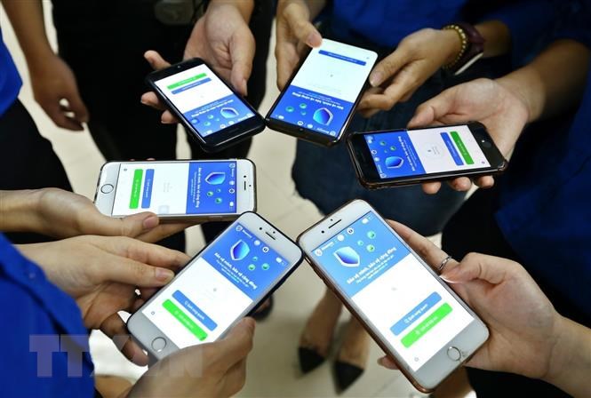 Số lượt cài đặt ứng dụng Bluezone ở Hà Nội tăng mạnh
