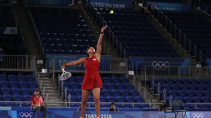 Vận động vi&ecirc;n quần vợt Nhật Bản Naomi Osaka - Ảnh: Getty/CNBC.