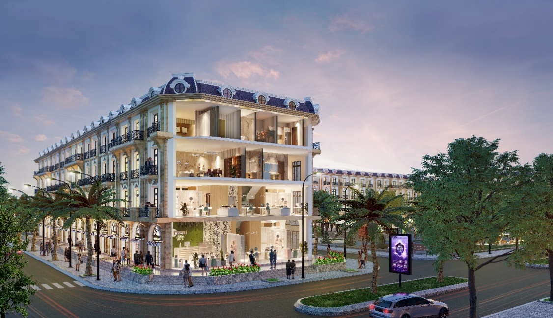 Shophouse 2-3 mặt tiền thu hút khách hàng khi quy tụ nhiều lợi thế đắt giá.