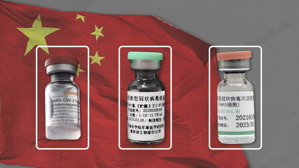 3 loại vaccine của Trung Quốc hiện được sử dụng rộng rãi tại nhiều quốc gia trên thế giới - Ảnh: WSJ
