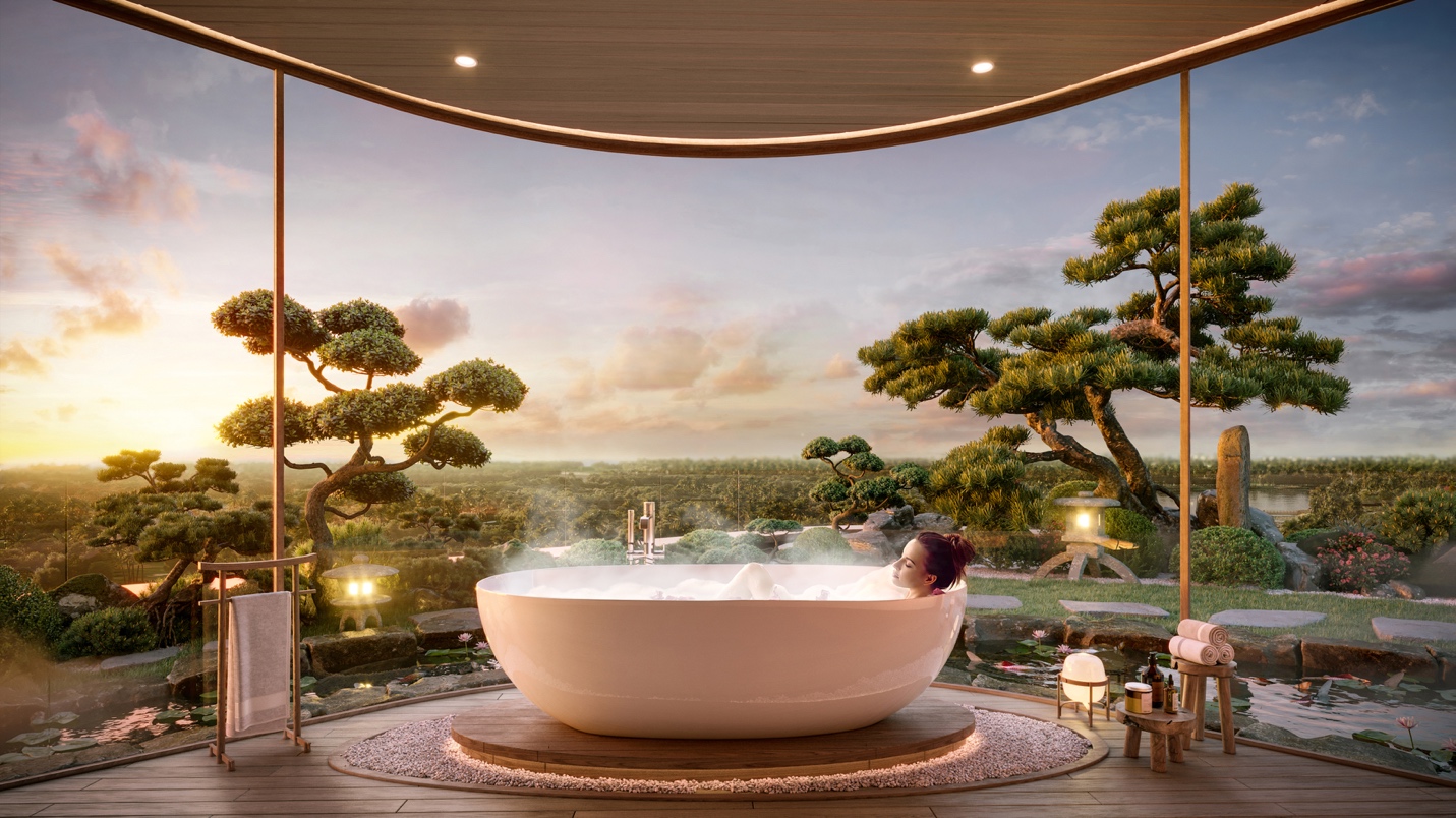 The Landmark l&agrave; dự &aacute;n đầu ti&ecirc;n tại Việt Nam đưa c&ocirc;ng nghệ Onsen & Detox v&agrave;o trong căn hộ.