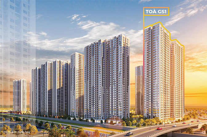 Vinhomes mở bán tòa tháp căn hộ GS1 thuộc phân khu The Miami