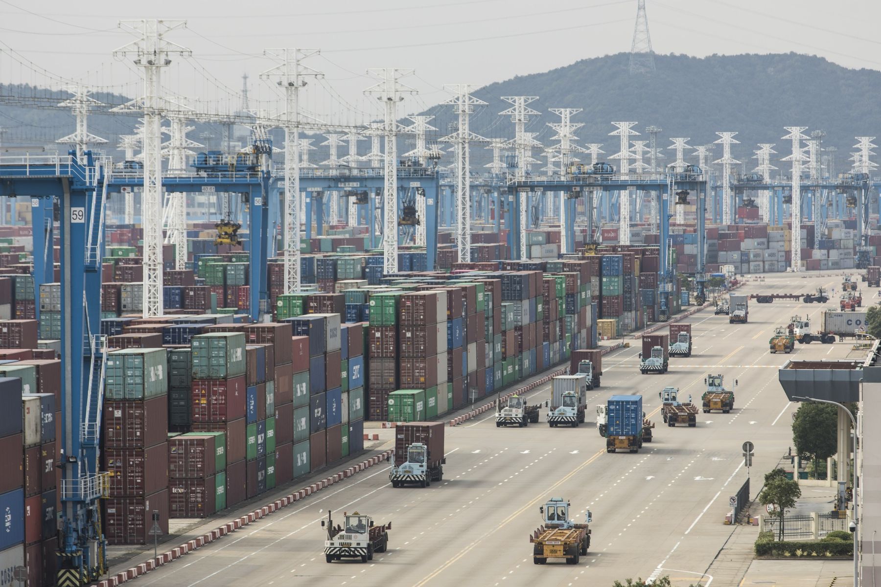 Cảng Ninh Ba-Chu San ở Ninh Ba, Trung Quốc năm 2018 - Ảnh: Bloomberg.