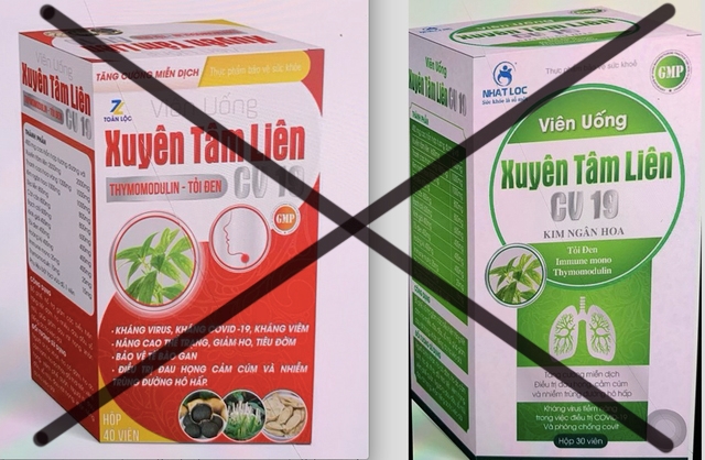 Cục An toàn PG88 xổ số, casino, bóng đá đã có cảnh báo về 2 sản phẩm Xuyên Tâm Liên giả mạo công dụng phòng chống Covid-19