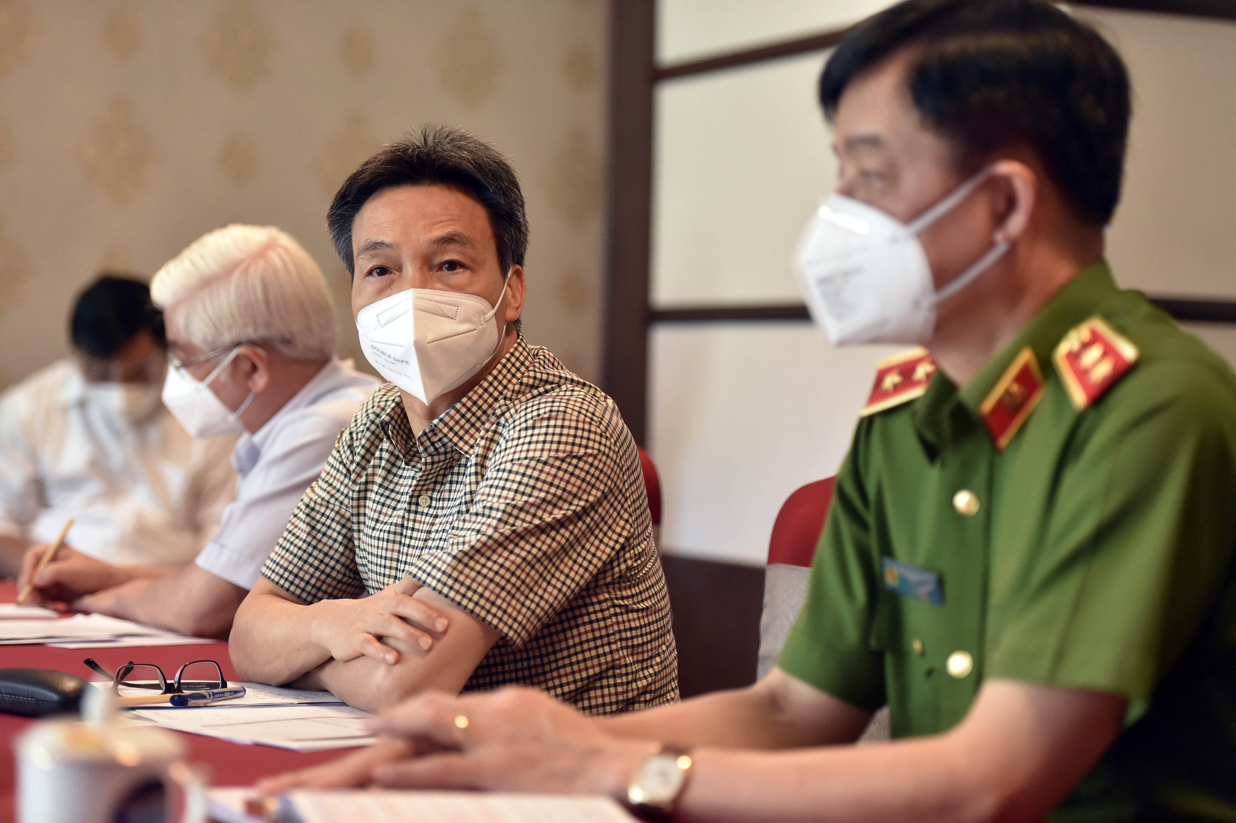 Phó Thủ tướng Vũ Đức Đam Pg88hi Thể Thao, Bóng Đá, Casino, Nổ Hũ, Xổ Số với tỉnh Bình Dương về công tác phòng, chống dịch, ngày 24/8. Ảnh - VGP. 