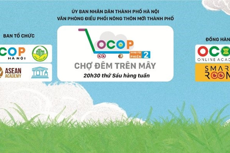 Hà Nội triển khai thí điểm “Chợ đêm trên mây” bán sản phẩm OCOP