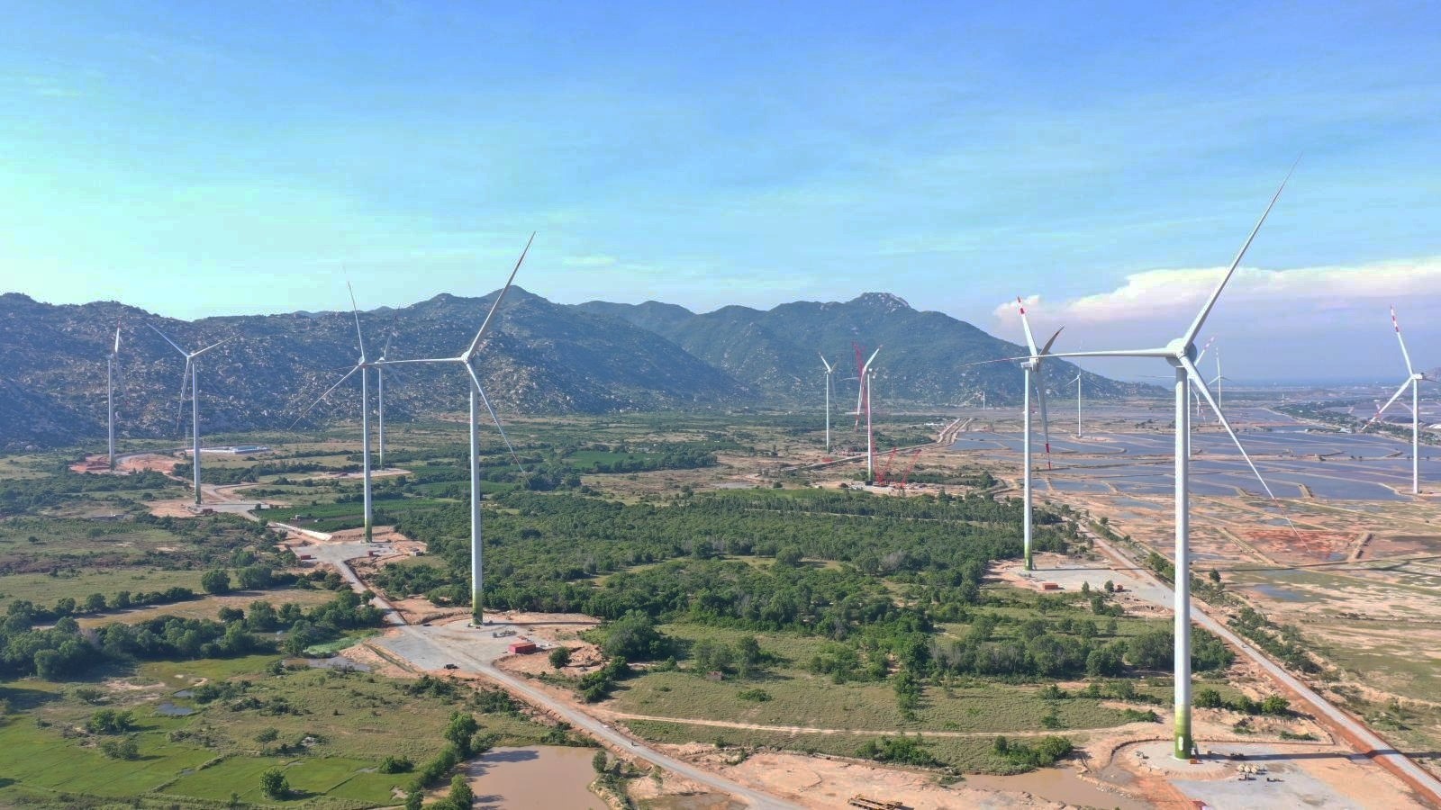 Nhà máy điện gió 7A tại xã Phước Minh, huyện Thuận Nam, tỉnh Ninh Thuận.
