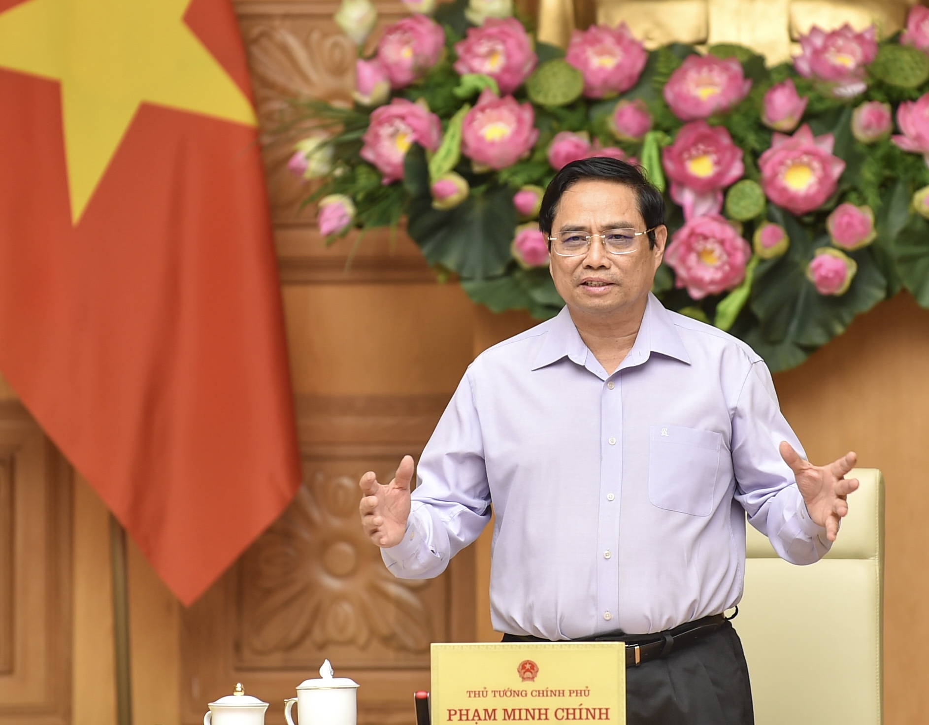 Thủ tướng Phạm Minh Chính phát biểu tại buổi Pg88hi Thể Thao, Bóng Đá, Casino, Nổ Hũ, Xổ Số - Ảnh: VGP