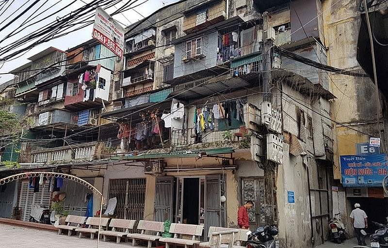 Hà Nội: 1,2% tổng số nhà ở chung cư cũ được cải tạo và đưa vào sử dụng