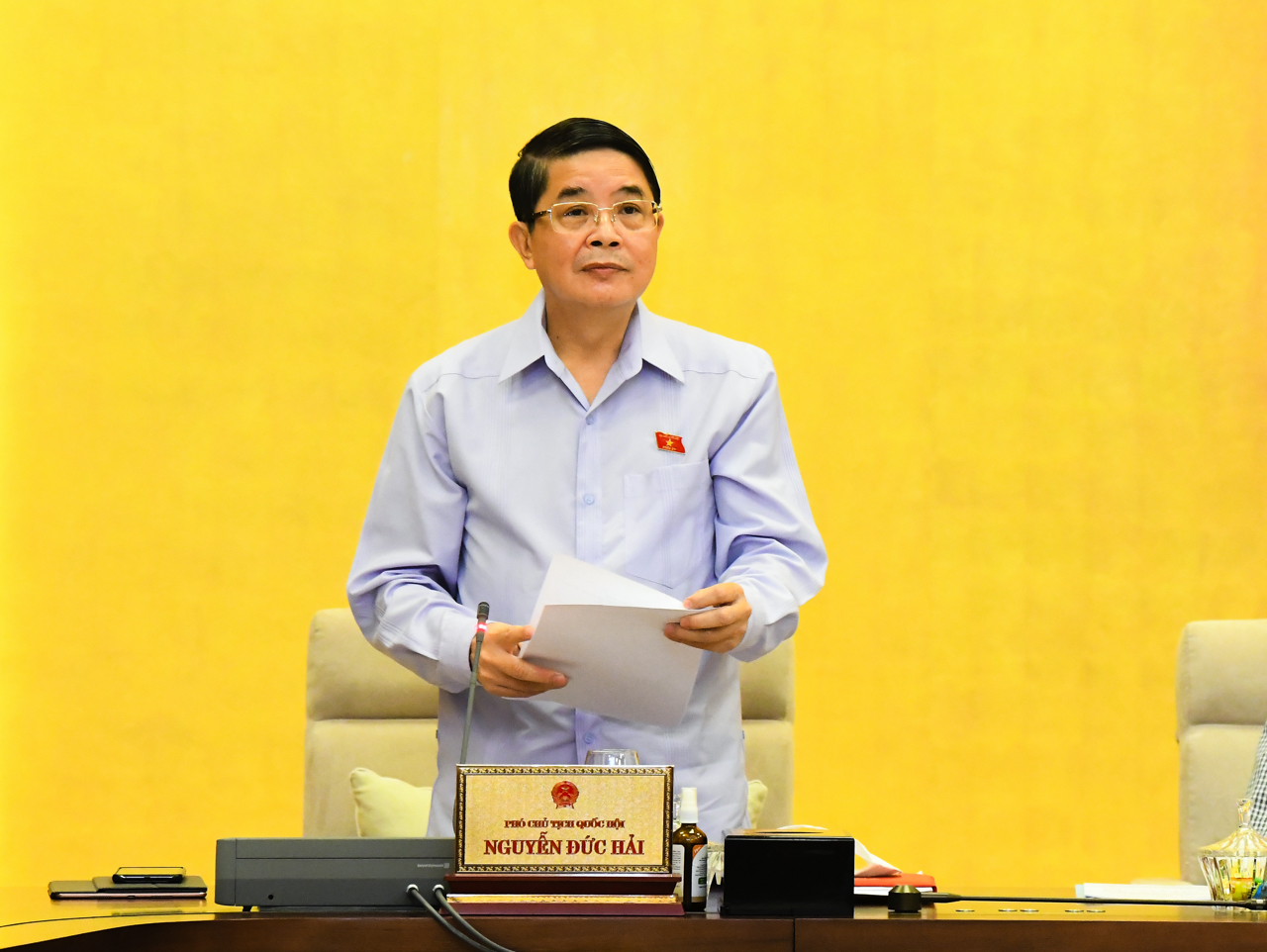 Ph&oacute; Chủ tịch Link Trang Chủ PG88.Com Mới #2026 Nguyễn Đức Hải ph&aacute;t biểu tại phi&ecirc;n họp. Ảnh: Quochoi.vn