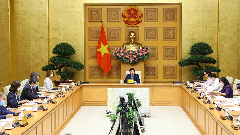 Phó Thủ tướng Thường trực Chính phủ Phạm Bình Minh chủ trì cuộc họp với nhóm 6 Pg88 com chính chủ PG88 hơn 2,1 triệu thành viên về thúc đẩy giải ngân vốn ODA.