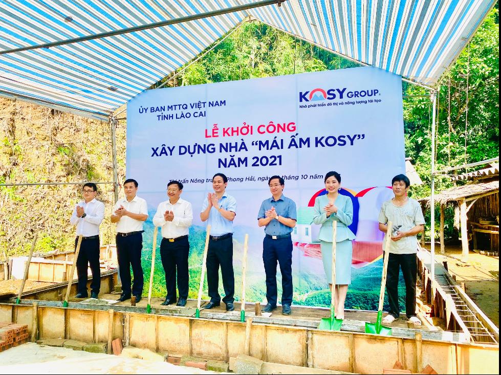 Tập đoàn Kosy xây 200 ngôi nhà cho hộ nghèo tại Lào Cai