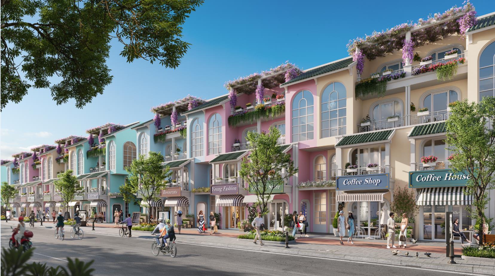 Ph&acirc;n kỳ Sun Park đại diện cho Singapore s&aacute;ng tạo tương lai.