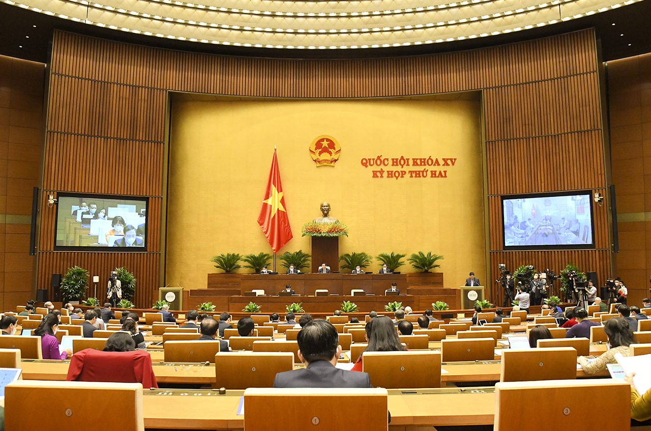 To&agrave;n cảnh phi&ecirc;n họp - Ảnh: Quochoi.vn