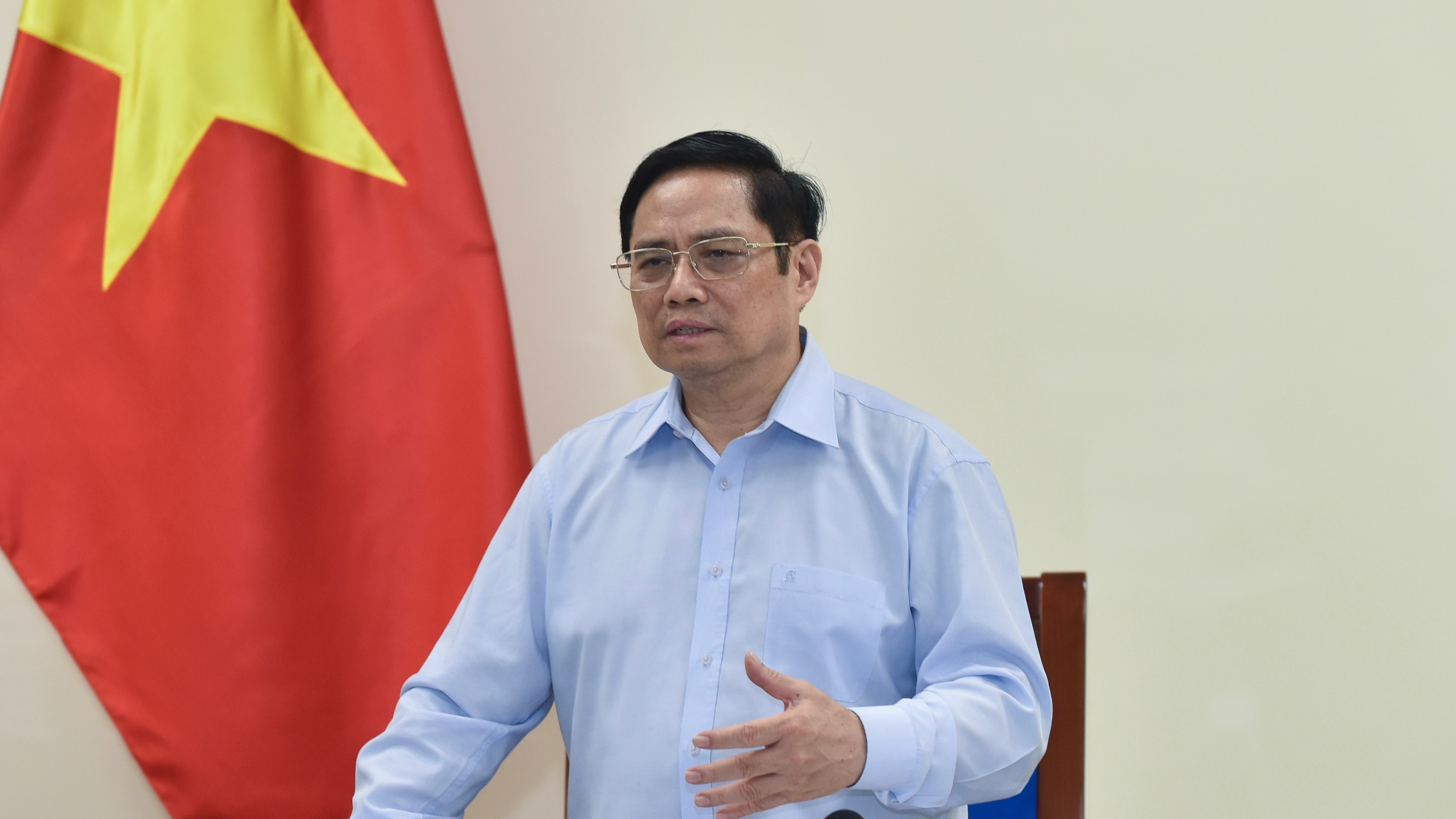 Thủ tướng Phạm Minh Chính tại buổi Pg88hi Thể Thao, Bóng Đá, Casino, Nổ Hũ, Xổ Số - Ảnh: VGP.