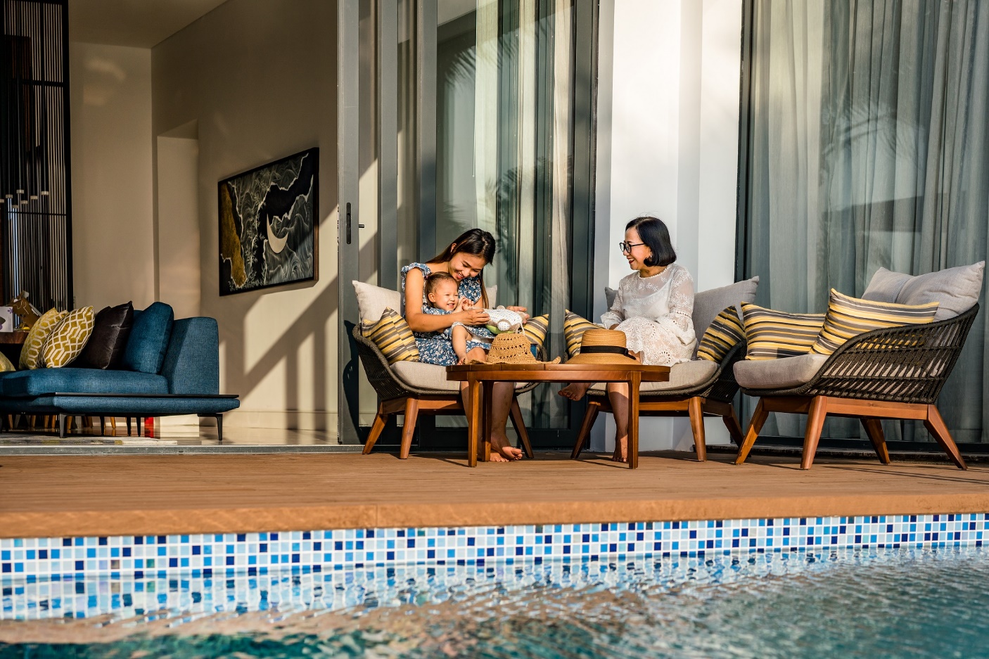 100% c&aacute;c căn biệt thự tại M&ouml;venpick Ph&uacute; Quốc đều c&oacute; bể bơi ri&ecirc;ng