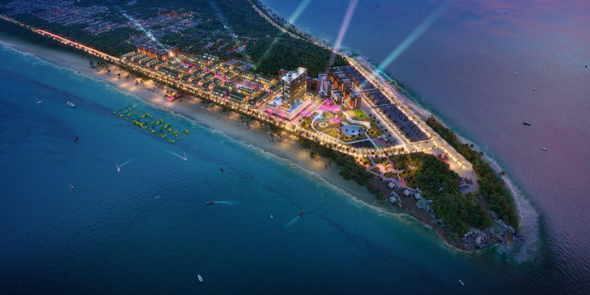 Dự &aacute;n Flamingo Hải Tiến c&oacute; ba mặt tiền biển, sở hữu vị thế đẹp nhất của biển Linh Trường (Hải Tiến, Thanh H&oacute;a).