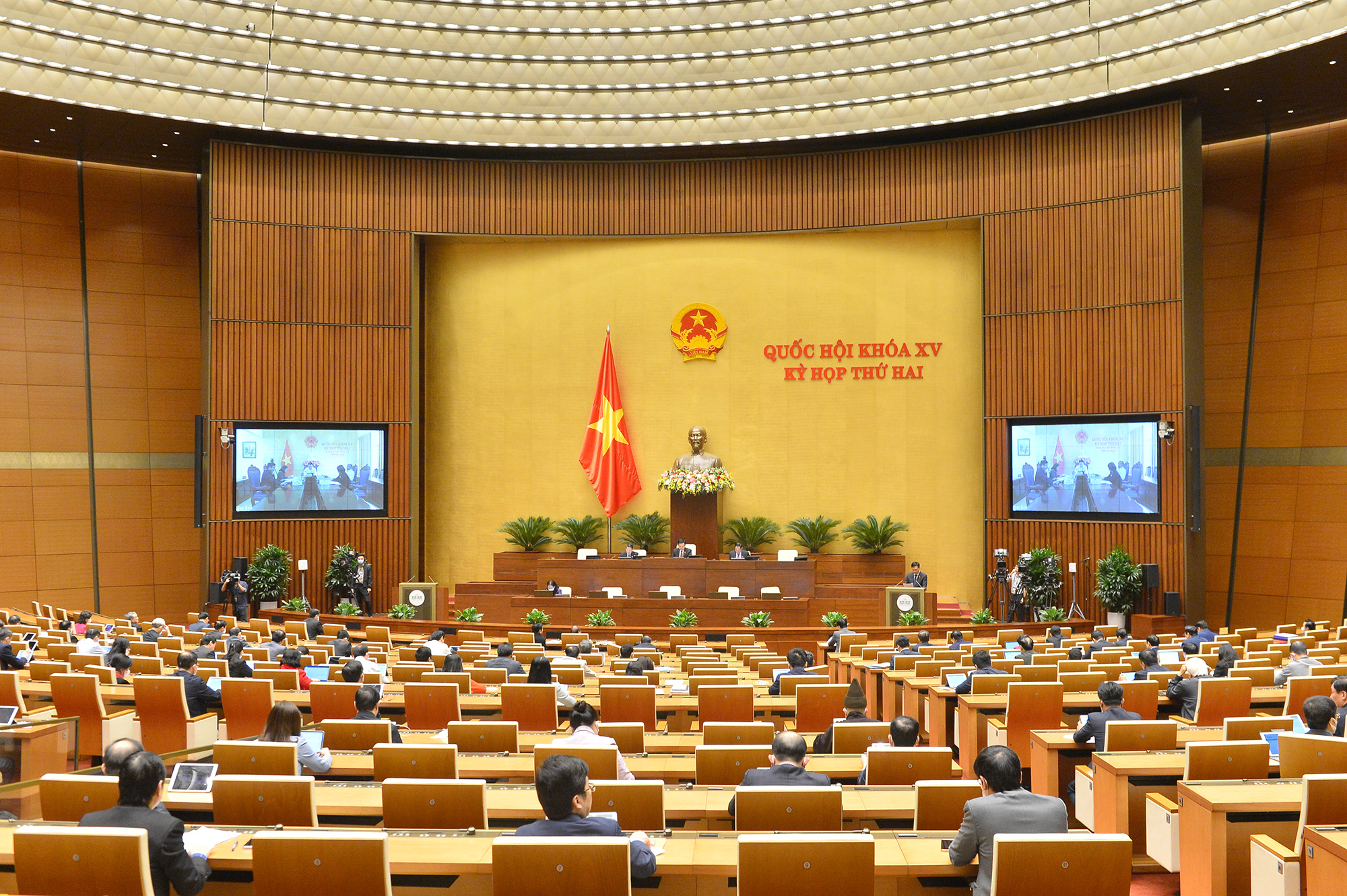 To&agrave;n cảnh phi&ecirc;n họp - Ảnh: Quochoi.vn