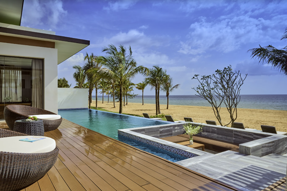 M&ouml;venpick Resort Waverly Ph&uacute; Quốc thuộc tổng khu M&ouml;venpick Villas & Residences Ph&uacute; Quốc sở hữu những hồ bơi ri&ecirc;ng tư sang trọng.