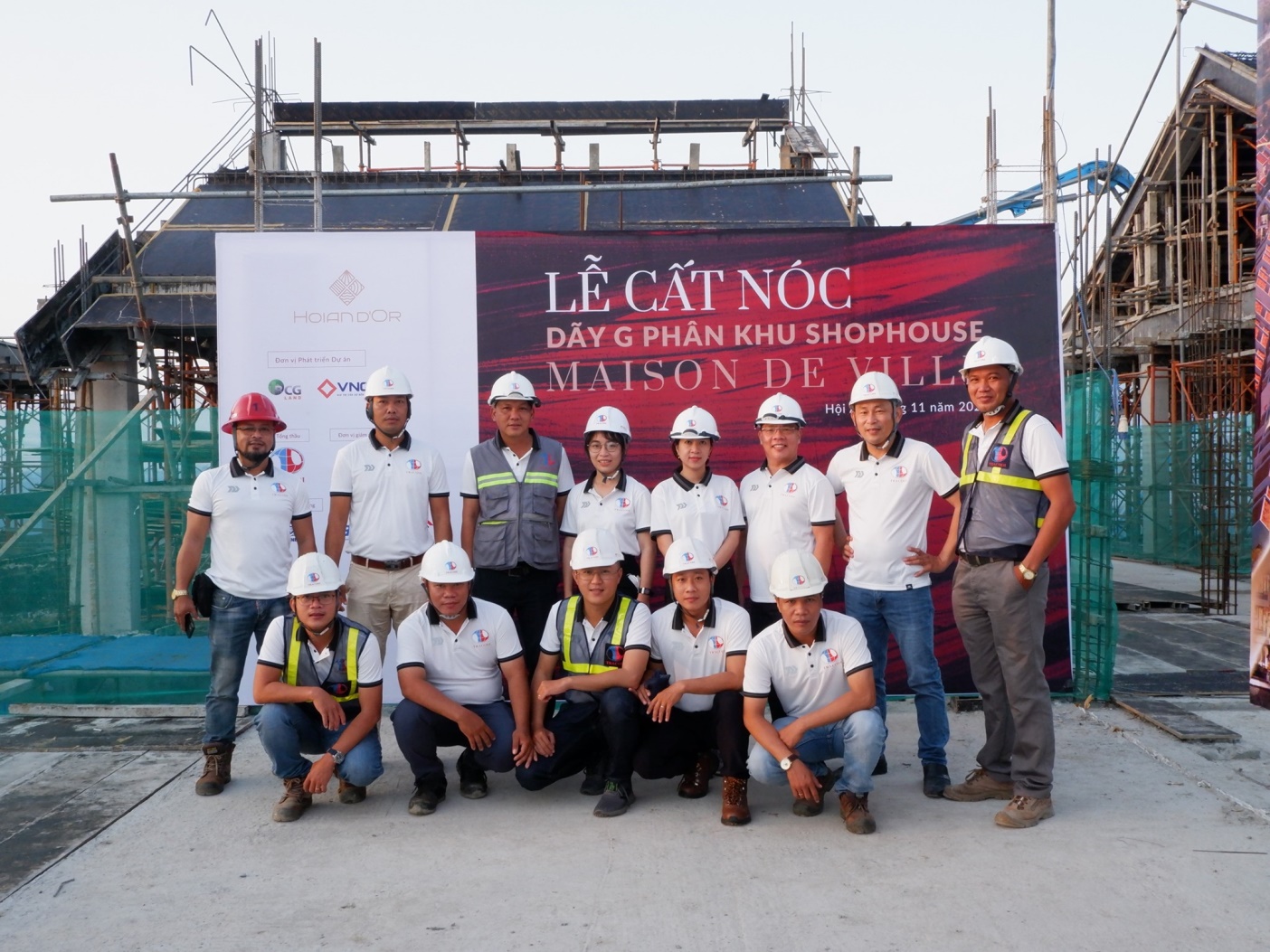 Dấu mốc cất n&oacute;c d&atilde;y G shophouse Maison de Ville l&agrave; minh chứng r&otilde; r&agrave;ng nhất cho cam kết của chủ Pg88vn Trang Chủ Chính Thức.