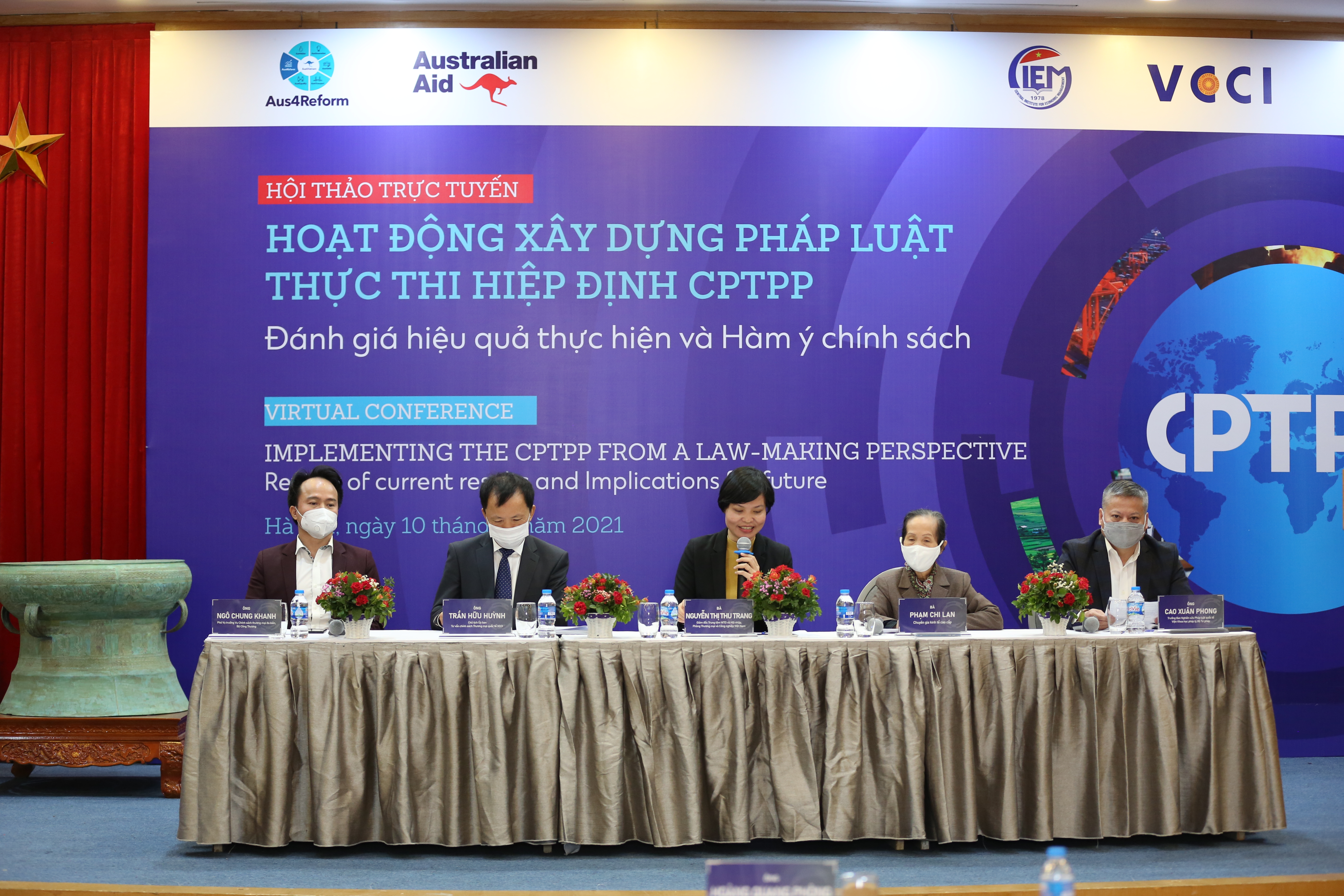 Các diễn giả tham gia hội thảo