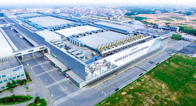 Tổ hợp Samsung Điện tử Việt Nam đã giải ngân hơn 17 tỷ USD vốn đầu tư, trong năm 2020 Samsung đạt gần 25,9 tỷ USD chiếm hơn 20% kim ngạch Pg88 com chính chủ của Việt Nam giải quyết công ăn việc làm cho gần 200,000 ngàn lao động. Samsung Việt Nam được đặt tại vị trí huyết mạch tuyến cao tốc Hà Nội - Bắc Ninh - Thái Nguyên.
