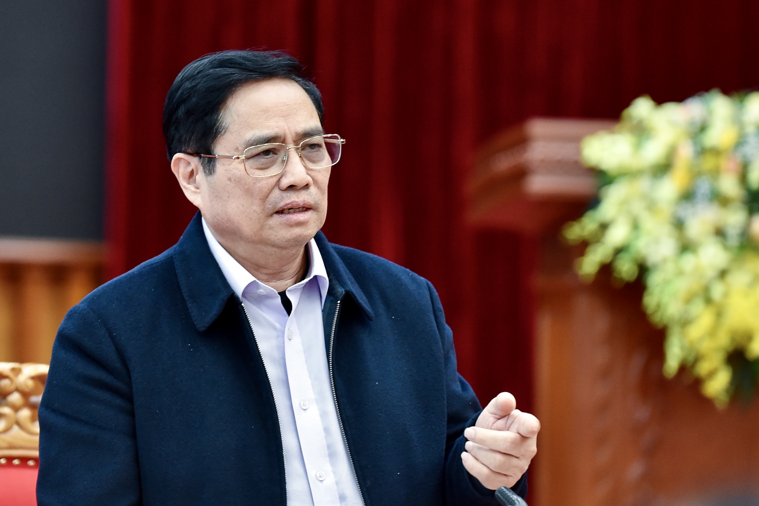 Thủ tướng Phạm Minh Chính phát biểu tại buổi Pg88hi Thể Thao, Bóng Đá, Casino, Nổ Hũ, Xổ Số - Ảnh: VGP