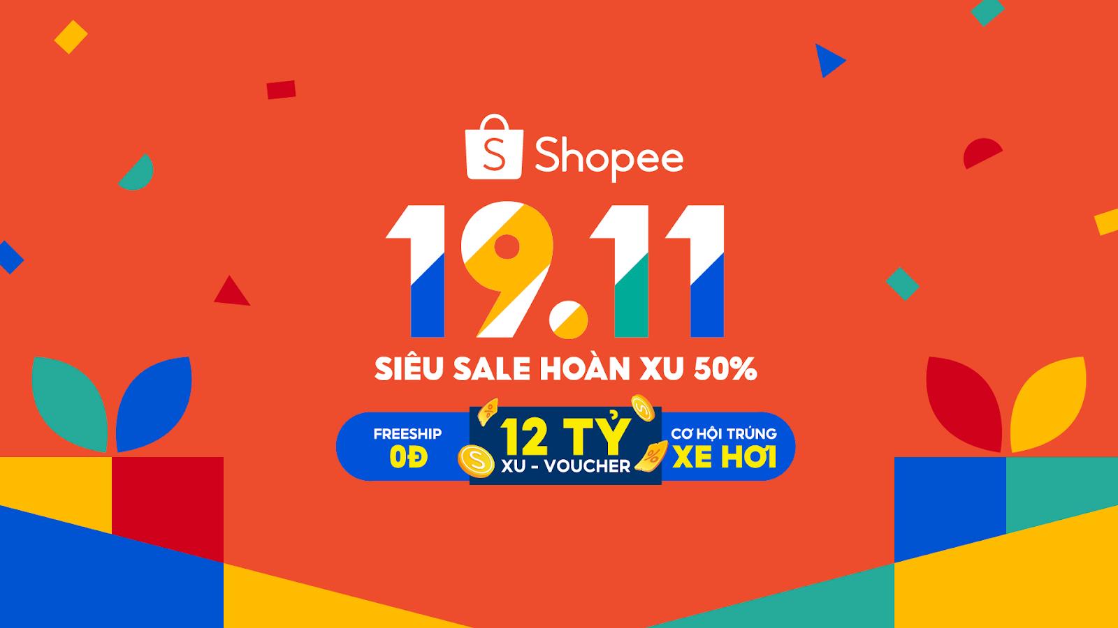 Siêu sale hoàn xu 50% trên Shopee, ưu đãi hấp dẫn mừng sinh nhật