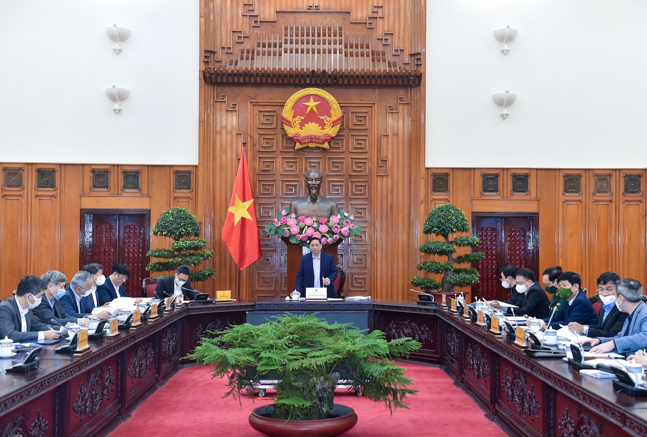 To&agrave;n cảnh cuộc họp - Ảnh: VGP