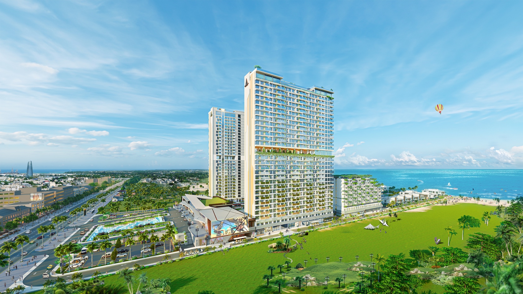 Aria Da Nang, BW Signature Collection By Best sở hữu tầm nh&igrave;n ra vịnh Non Nước.