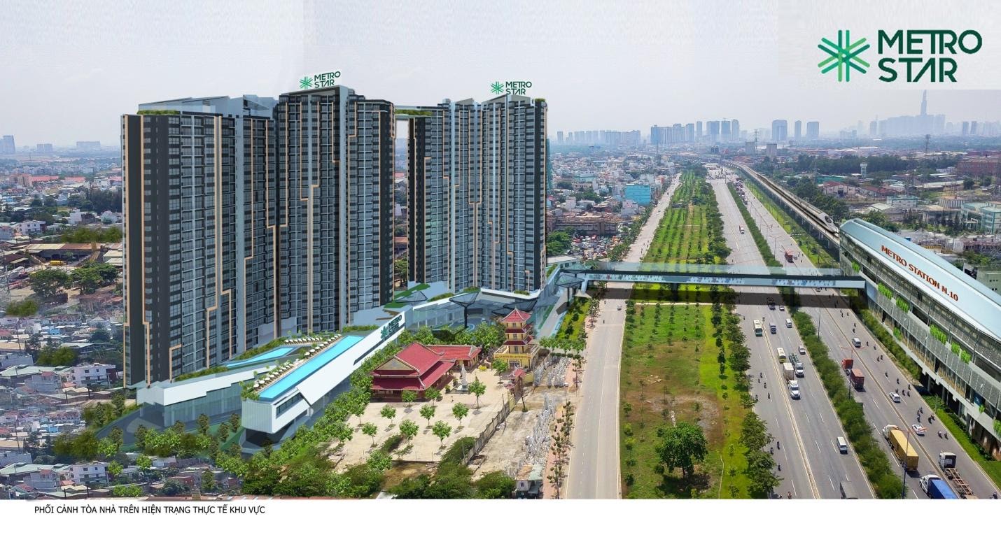 Metro Star, dự &aacute;n nằm tr&ecirc;n trục đường Xa Lộ H&agrave; Nội, kết nối trực tiếp với ga Metro số 10, sắp được ra mắt với mức gi&aacute; tốt, hứa hẹn l&agrave;m dậy s&oacute;ng thị trường bất động sản khu Đ&ocirc;ng.