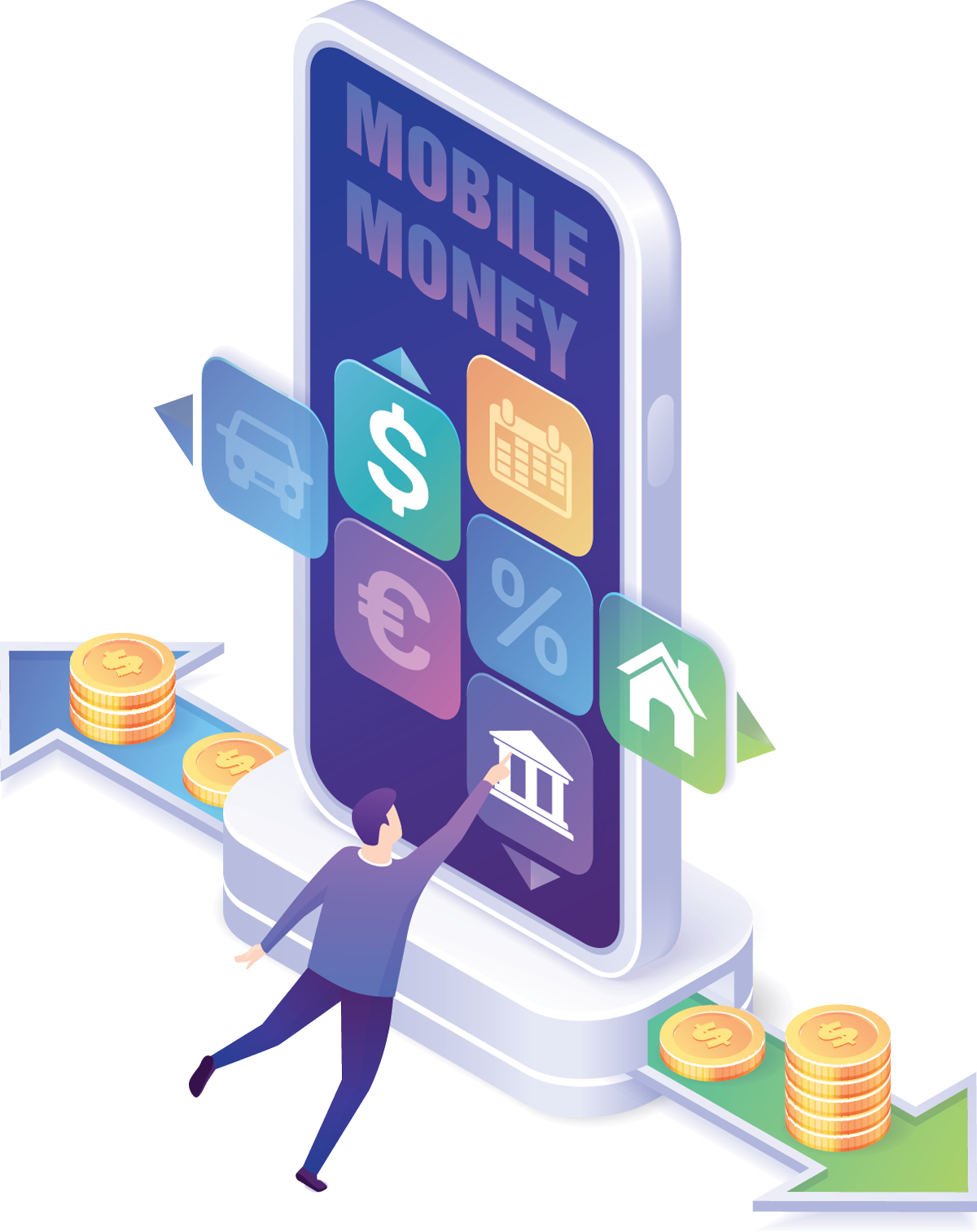 Hai trong số ba 6Pg88.con độc quyền mỗi ngày viễn thông được cấp phép triển khai thí điểm Mobile Money là VNPT (VinaPhone) và Viettel đã đưa dịch vụ Mobile Money vào sử dụng - Ảnh minh họa.