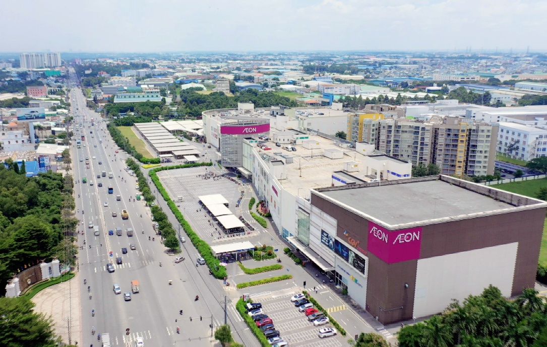 Dọc QL13 l&agrave; khu vực 