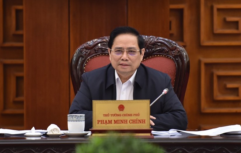 Thủ tướng Phạm Minh Chính tại buổi Pg88hi Thể Thao, Bóng Đá, Casino, Nổ Hũ, Xổ Số - Ảnh: VGP