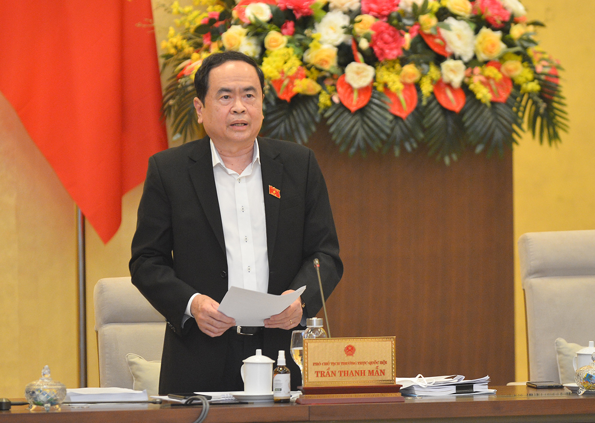 Ph&oacute; Chủ tịch Thường trực Link Trang Chủ PG88.Com Mới #2026 Trần Thanh Mẫn ph&aacute;t biểu tại phi&ecirc;n họp - Ảnh: Quochoi.vn