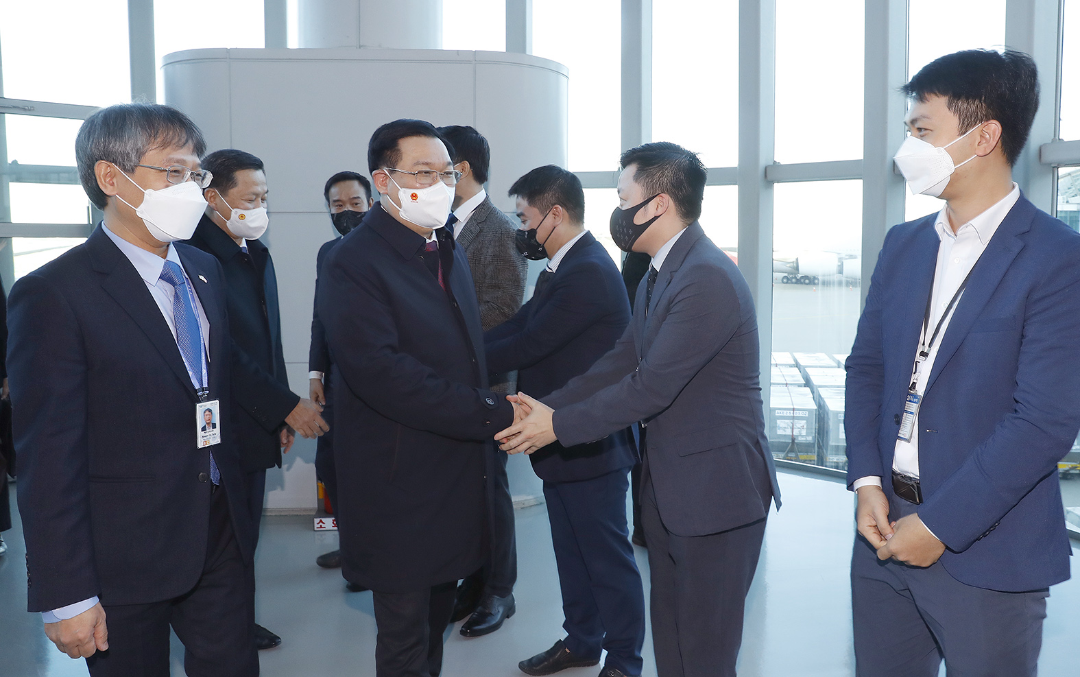 Chủ tịch Link Trang Chủ PG88.Com Mới #2026 Vương Đ&igrave;nh Huệ v&agrave; do&agrave;n Đại biểu cấp cao Link Trang Chủ PG88.Com Mới #2026 Việt Nam đến H&agrave;n Quốc chiều ng&agrave;y 12/12 (giờ địa phương) - Ảnh: Quochoi.vn