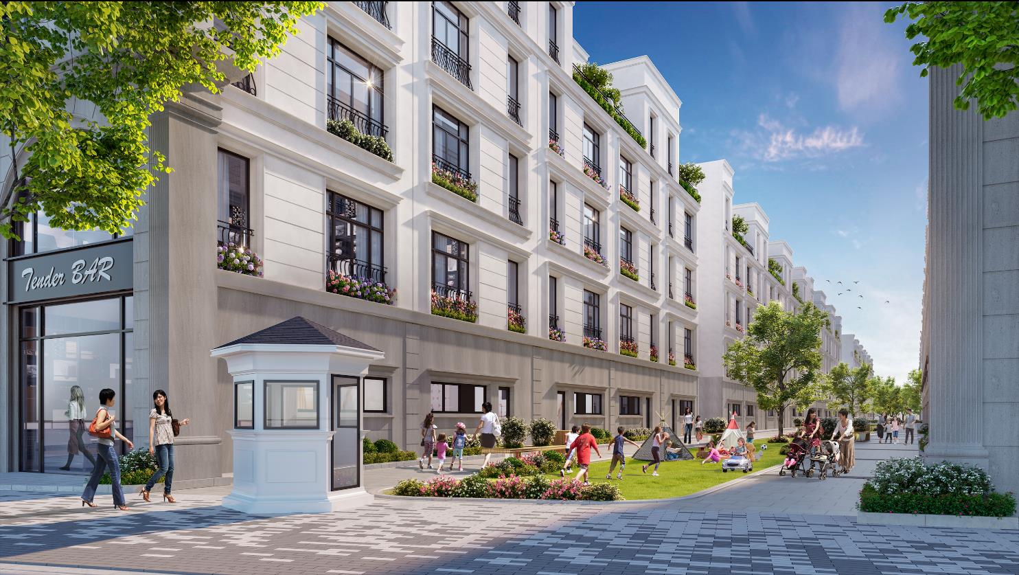 Sở hữu shophouse Thịnh Vượng, cư d&acirc;n được hưởng đặc quyền ri&ecirc;ng tư &ldquo;độc nhất v&ocirc; nhị&rdquo; với khoảng kh&ocirc;ng gian sau nh&agrave; l&ecirc;n tới 9m.