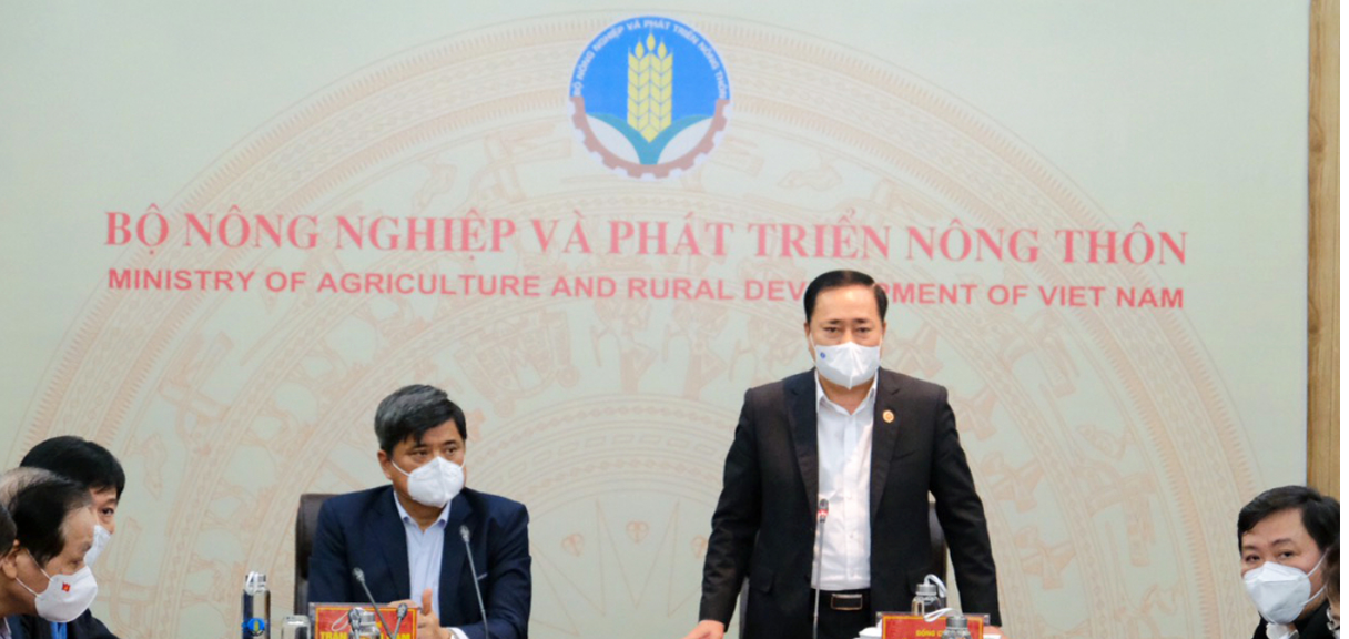 Thứ trưởng Trần Thanh Nam v&agrave; &ocirc;ng Hồ Tiến Thiệu chiều 20/12.