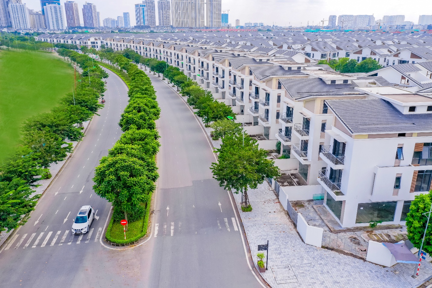Khu vực phía Tây sẽ dẫn dắt thị trường biệt thự, liền kề cuối năm 2021 (Ảnh khu đô thị Dương Nội).