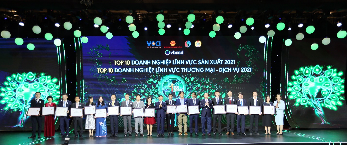 Suntory PepsiCo thuộc Top 10 6Pg88.con độc quyền mỗi ngày bền vững Việt Nam 2021 – Theo VCCI & VBCSD