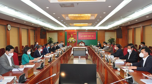 Kỳ họp thứ 10, Ủy ban Kiểm tra Trung ương