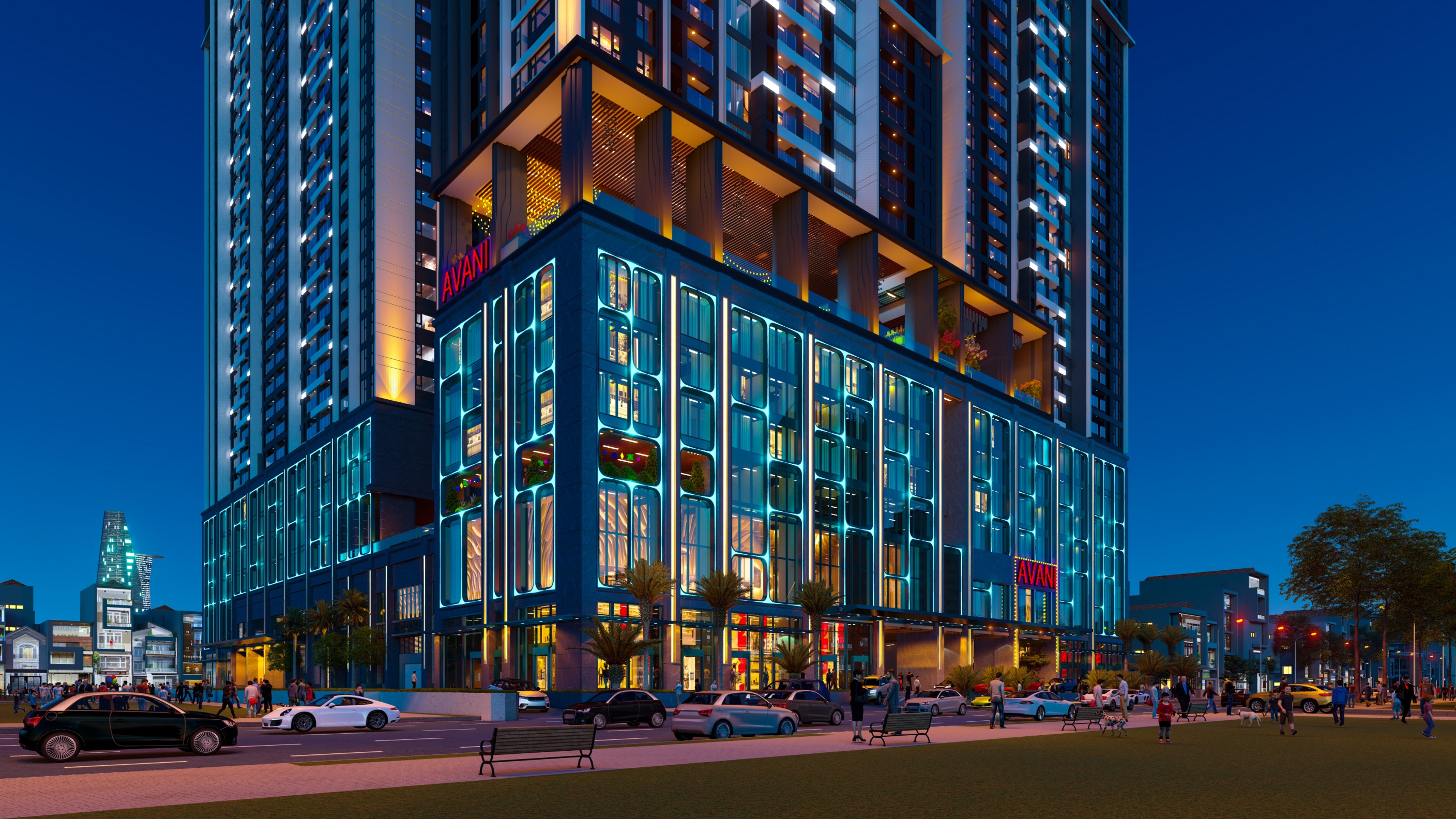 Dự &aacute;n The Grand Manhattan với khối đế l&agrave; kh&aacute;ch sạn 5 sao quốc tế Avani Saigon - tọa lạc tại 100 C&ocirc; Giang - C&ocirc; Bắc, quận 1, Tp. HCM