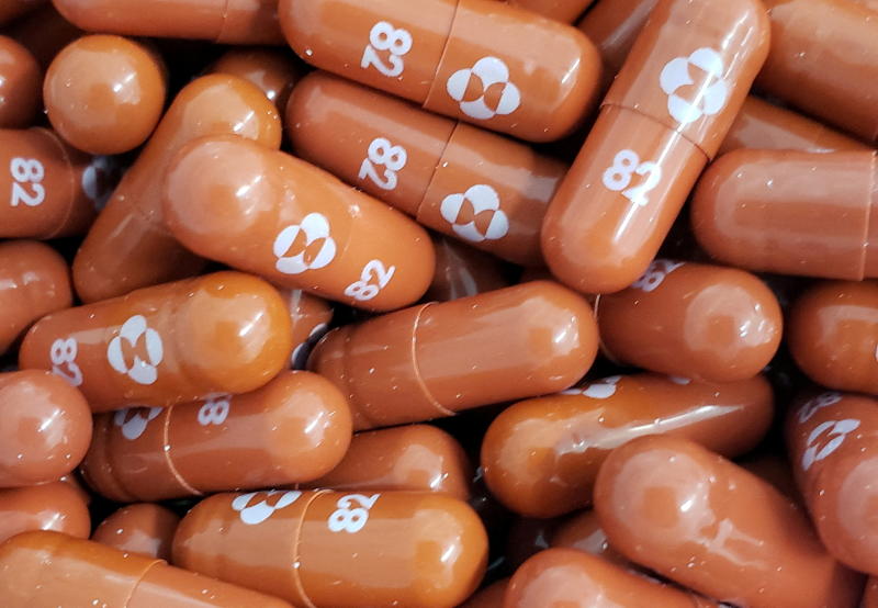 Thuốc viên điều trị Covid-19 Molnupiravir dành cho người trưởng thành có nguy cơ tiến triển bệnh nặng do hai công ty Mỹ Merck và Ridgeback Biotherapeutics hợp tác PG88 hơn 2,1 triệu thành viên - Ảnh: Getty Images