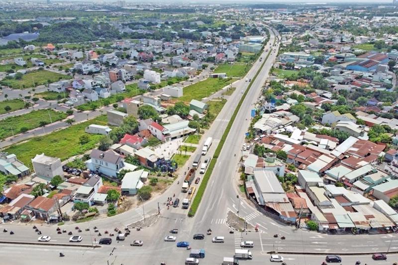 Một đoạn Mỹ Phước - Tân Vạn qua Bình Dương thuộc tuyến đường Vành đai 3 TP. Hồ Chí Minh đã hoàn thành.